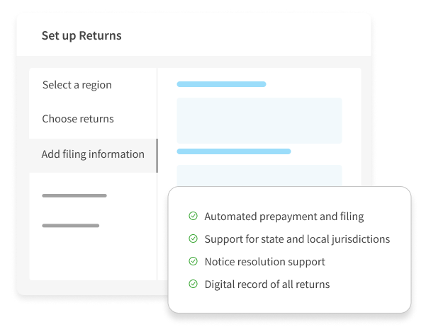 Avalara Managed Returns